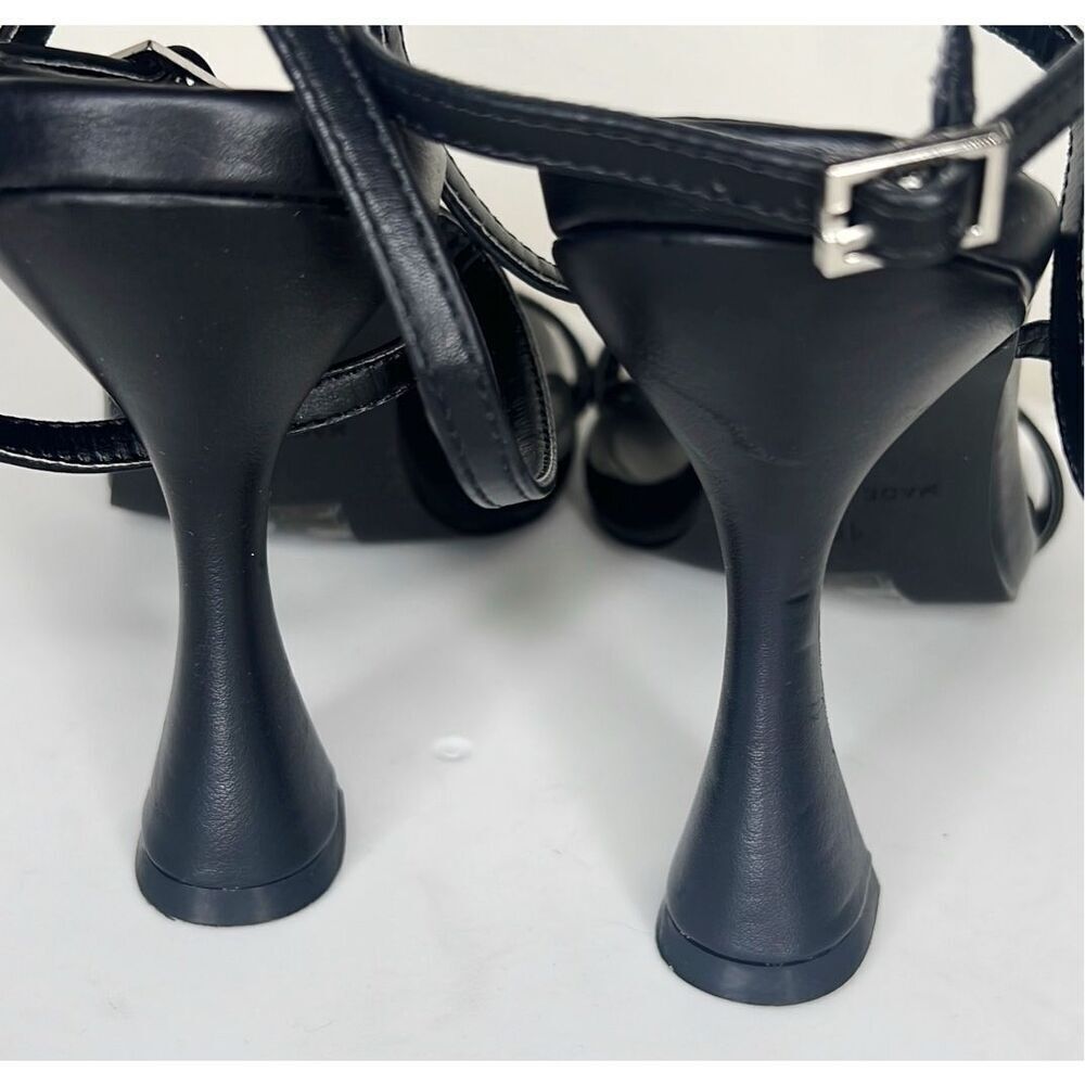 Princess Polly Infinity Heels Black Open Toe Size 10 - Picture 5 of 7